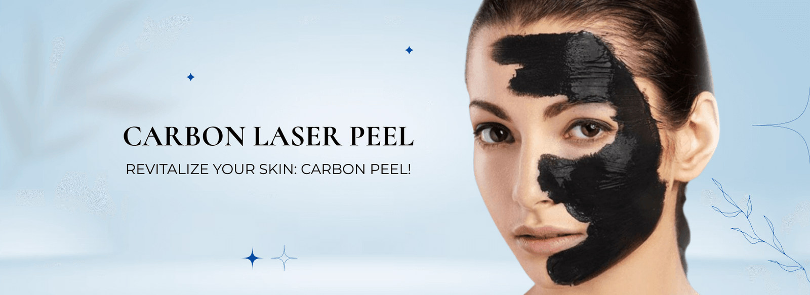 Carbon laser peel